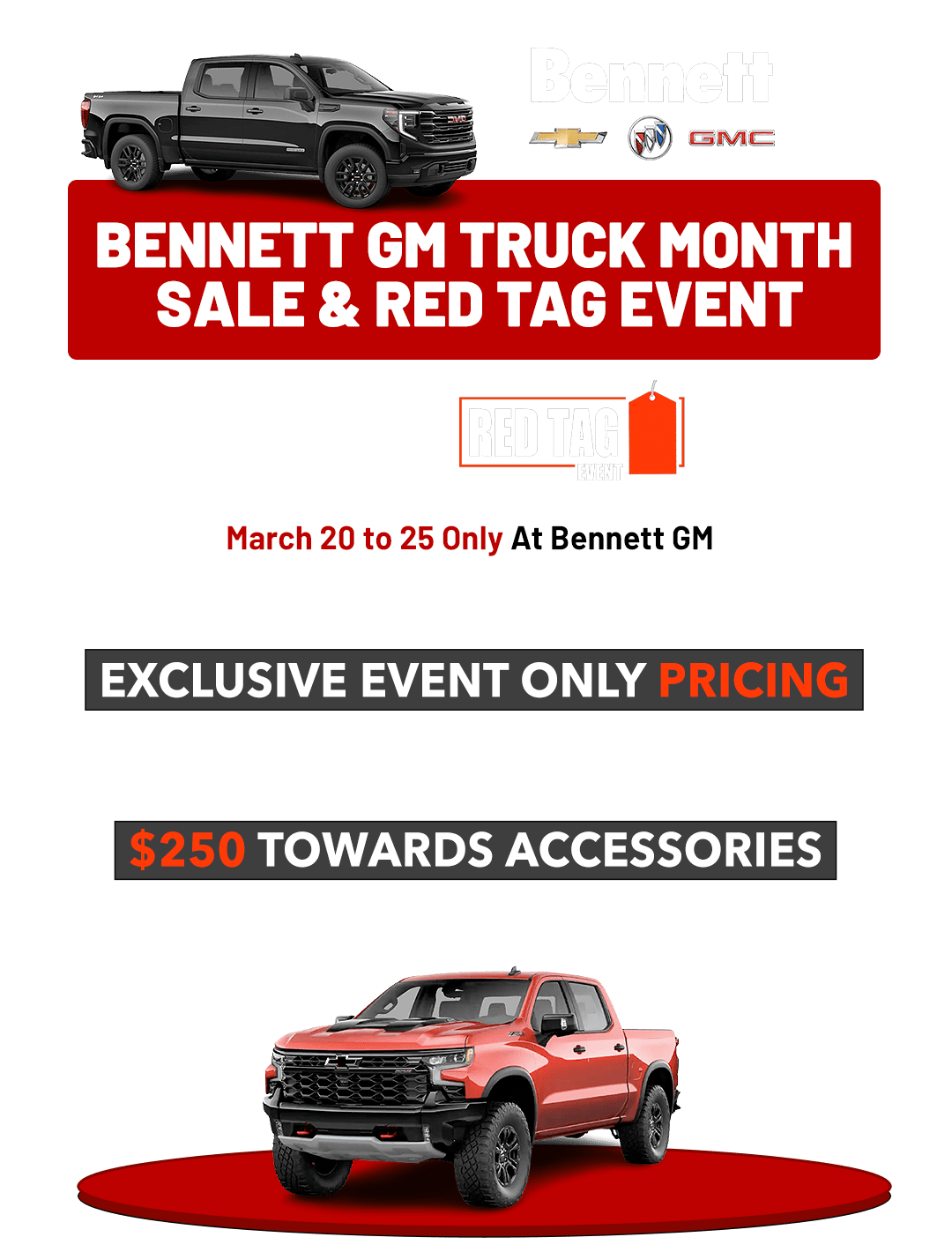 GM Truck Month Sale & Red Tag Event